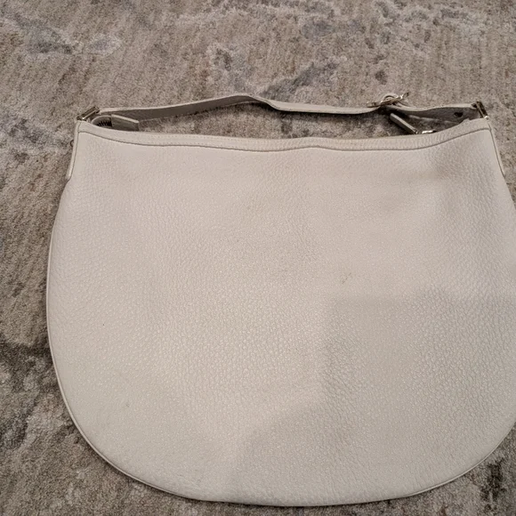 Gucci Sherry Vintage White Leather Hobo Bag - Picture 5 of 13